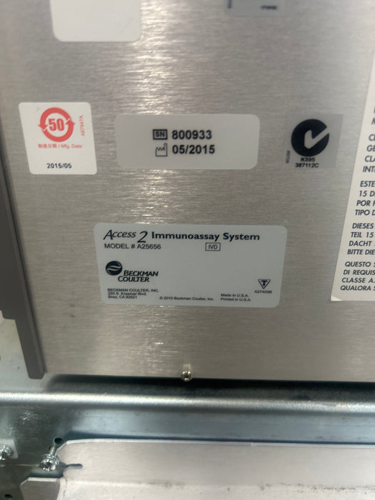 Beckman Coulter UniCel DxC 660i Chemistry Analyzer