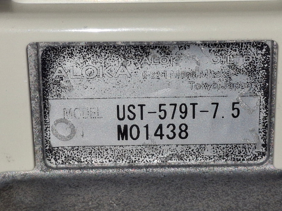 Aloka Ust-579t-7.5 7.5 MHZ Side Fire Linear Transducer