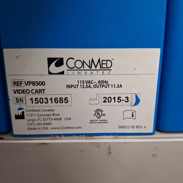 ConMed HD Video Cart