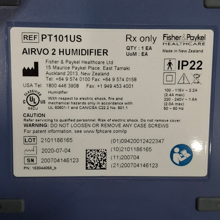 Fisher & Paykel Airvo 2 Humidified High Flow Therapy Unit