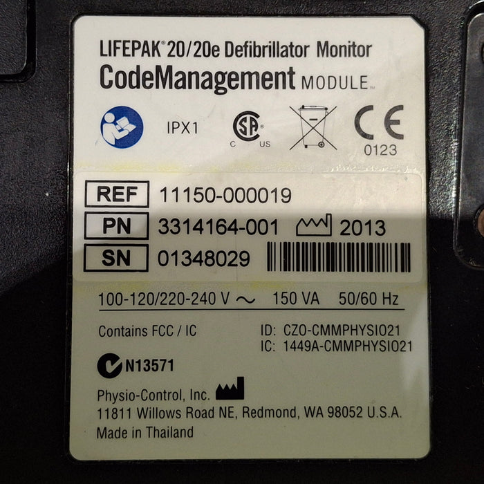 Physio-Control LifePak 20 Defibrillator