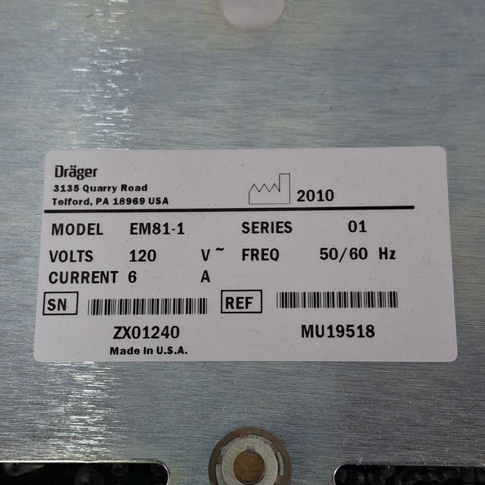 Draeger Medical Resuscitaire Radiant Infant Warmer