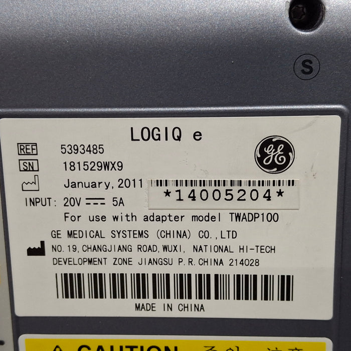 GE Healthcare Logiq e Ultrasound