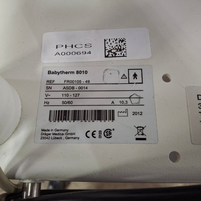 Draeger Medical Babytherm 8010 Infant Warmer