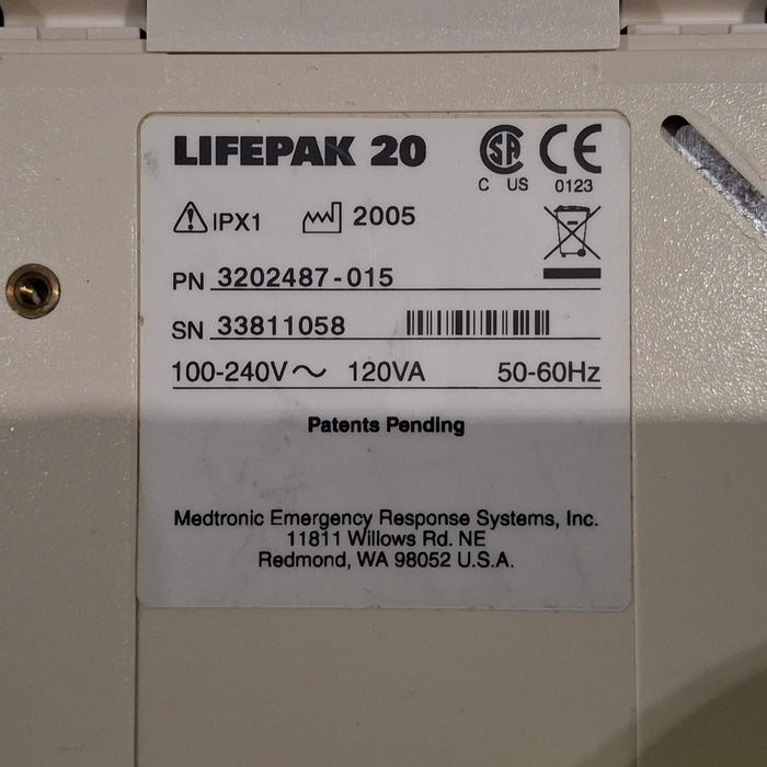 Physio-Control LifePak 20 Defibrillator