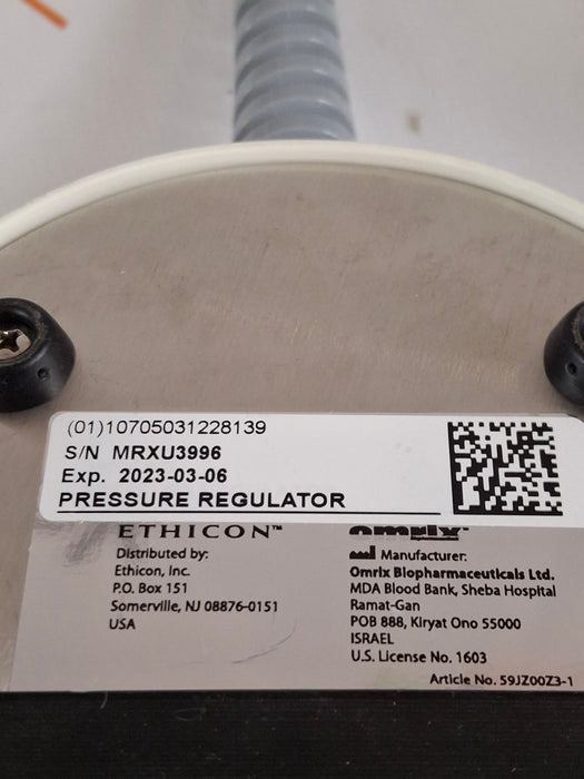 Ethicon Inc. Omrix Pressure Regulator