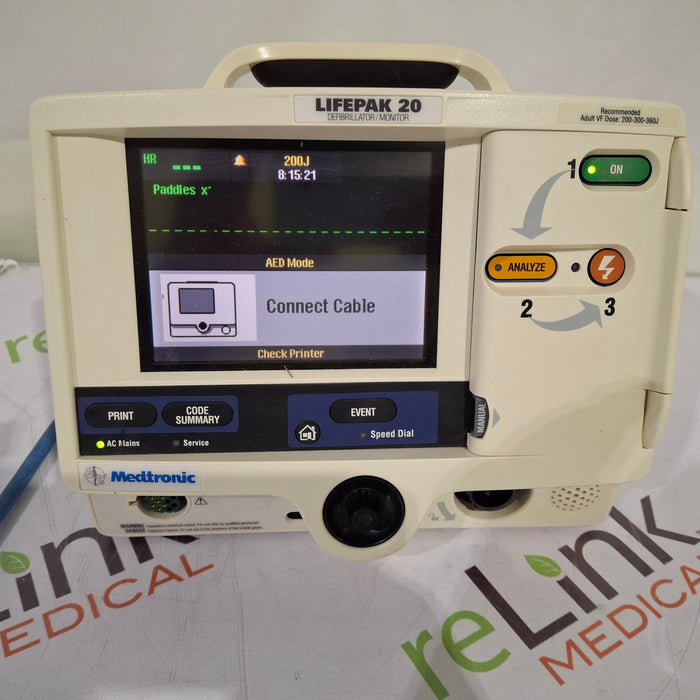 Physio-Control LifePak 20 Defibrillator