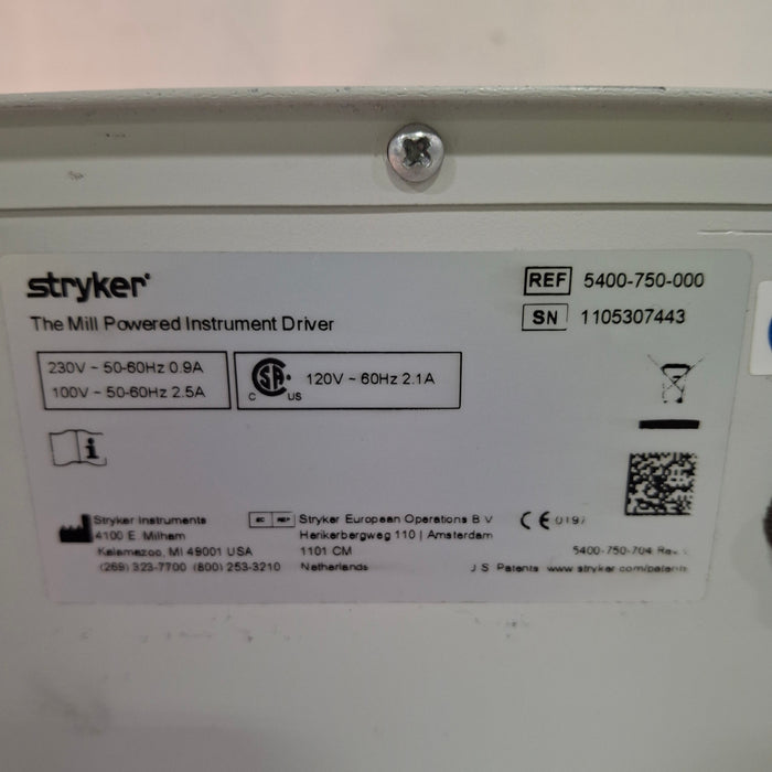 Stryker The Mill Powered Instrument Driver