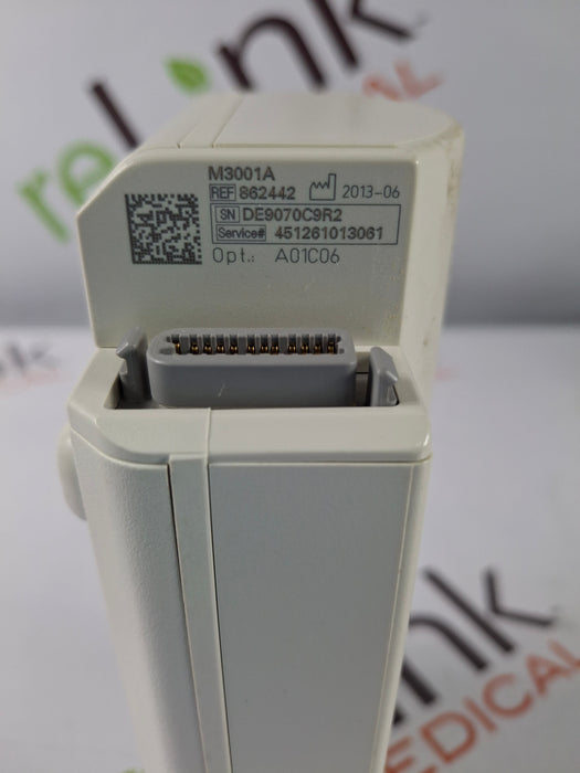 Philips M3001A-A01C06 Fast SpO2, NIBP, ECG, Temp, IBP MMS Module