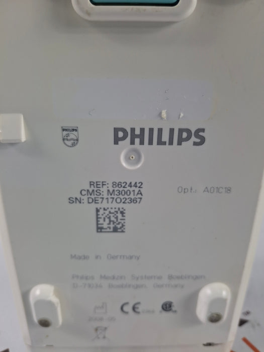 Philips M3001A-A01C18 Fast SpO2, NIBP, 12 lead ECG, Temp, IBP MMS Module
