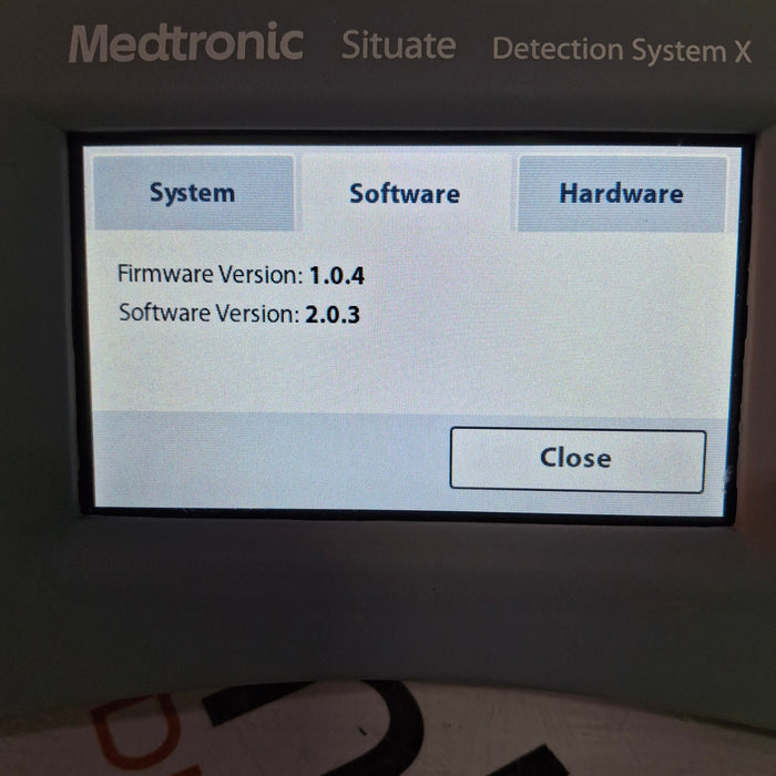 Medtronic 01-0043 Situate Detection System X