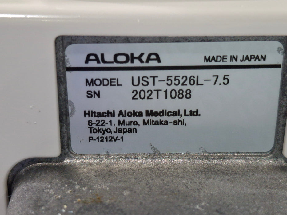 Aloka UST-5526L-7.5 Ultrasound Probe