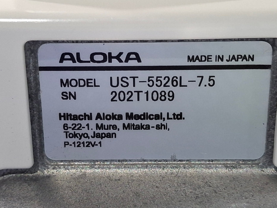 Aloka UST-5526L-7.5 Ultrasound Probe