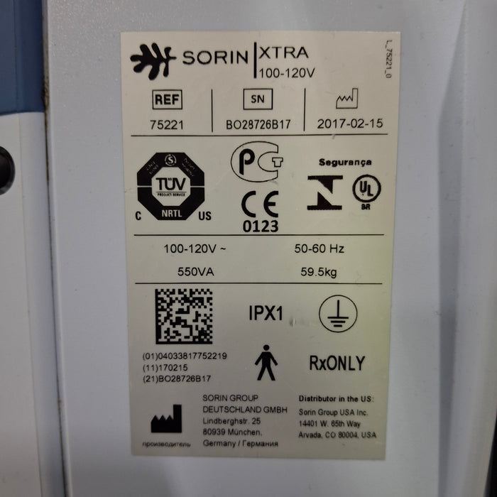 Sorin Group USA, Inc. Xtra AutoTransfusion System