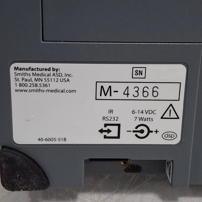 Smiths Medical Medfusion 3500 Version 3 Syringe Infusion Pump