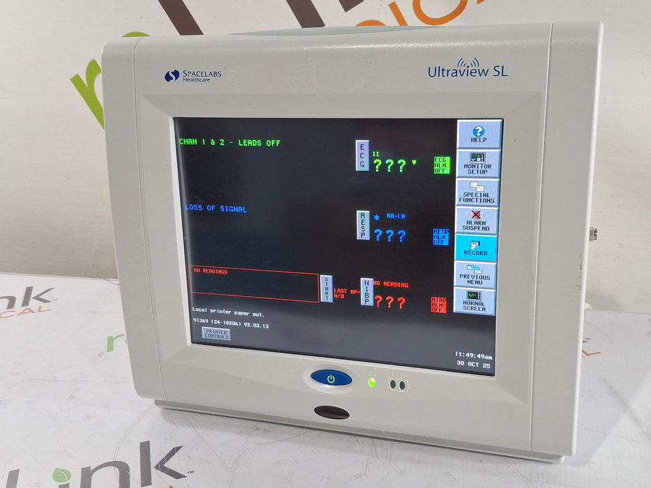 Spacelabs Healthcare Ultraview SL 91369 Monitor