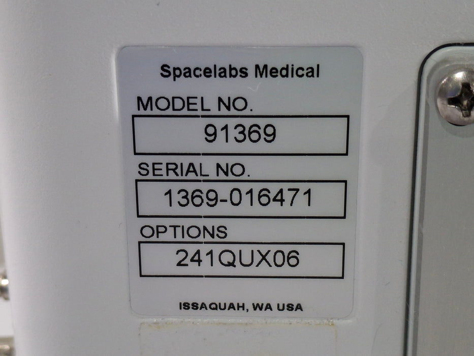 Spacelabs Healthcare Ultraview SL 91369 Monitor