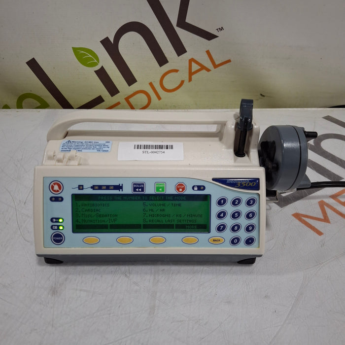 Smiths Medical Medfusion 3500 Version 3 Syringe Infusion Pump
