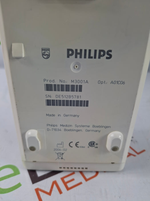 Philips M3001A-A01C06 Fast SpO2, NIBP, ECG, Temp, IBP MMS Module