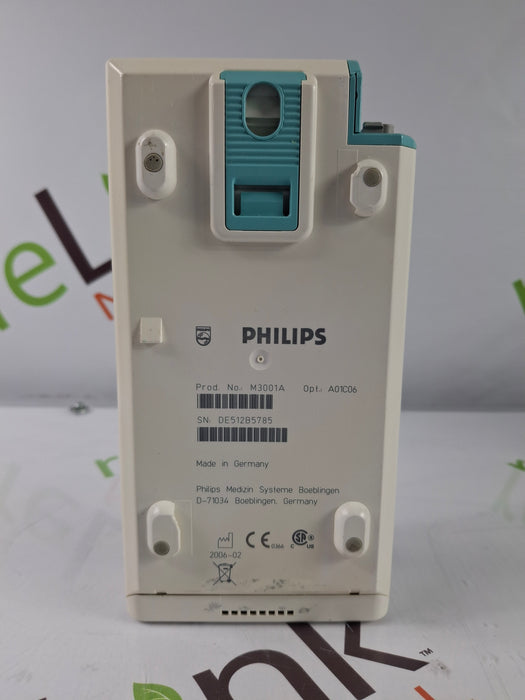Philips M3001A-A01C06 Fast SpO2, NIBP, ECG, Temp, IBP MMS Module
