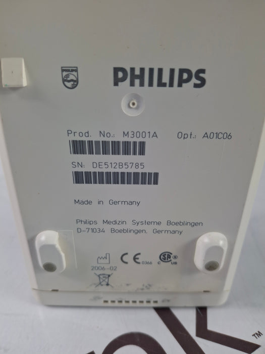 Philips M3001A-A01C06 Fast SpO2, NIBP, ECG, Temp, IBP MMS Module