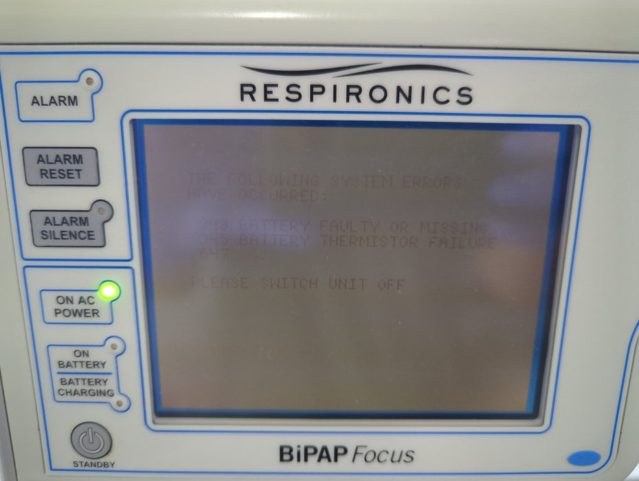 Respironics BiPAP Focus Ventilator