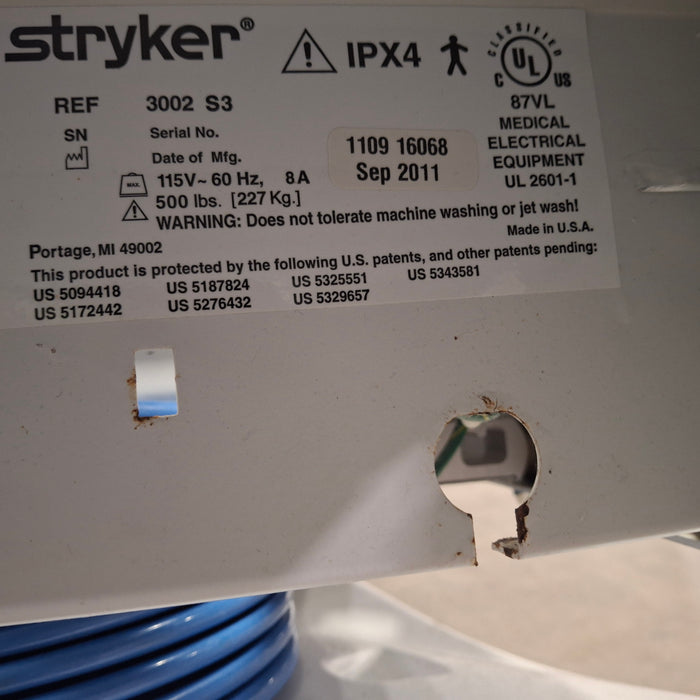 Stryker Secure III 3002 Hospital Bed