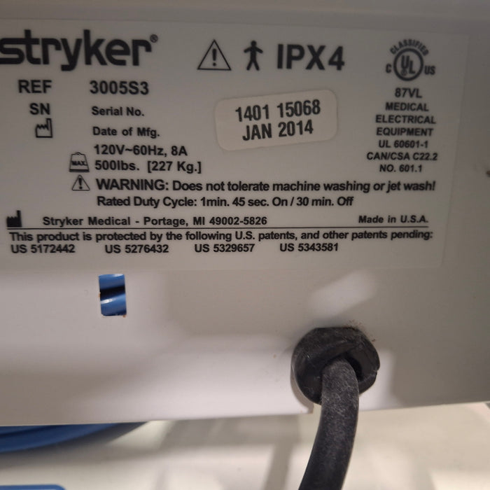 Stryker Secure III 3005 Hospital Bed