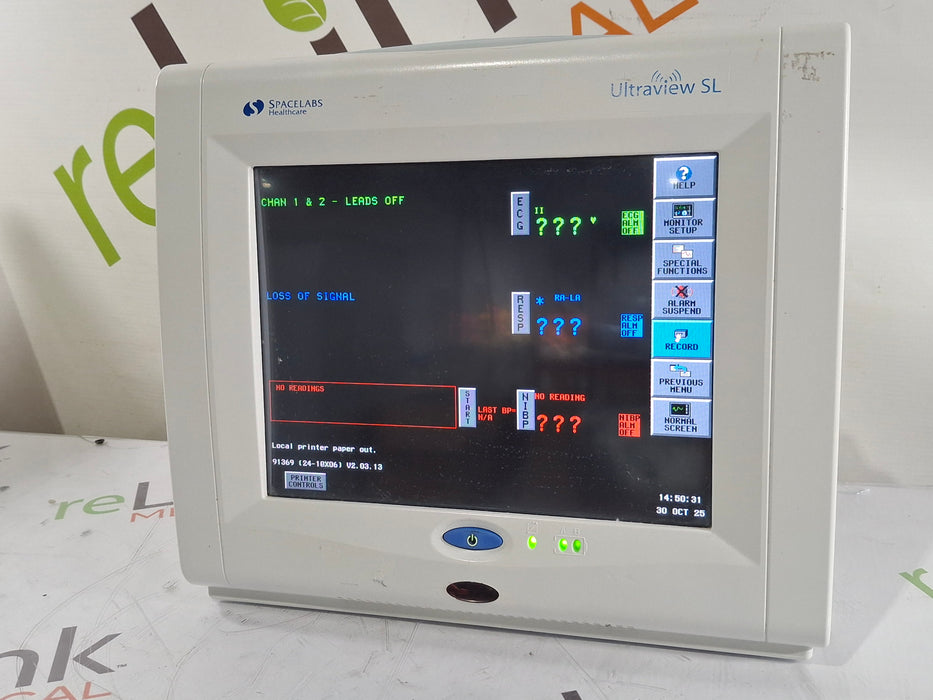 Spacelabs Healthcare Ultraview SL 91369 Monitor