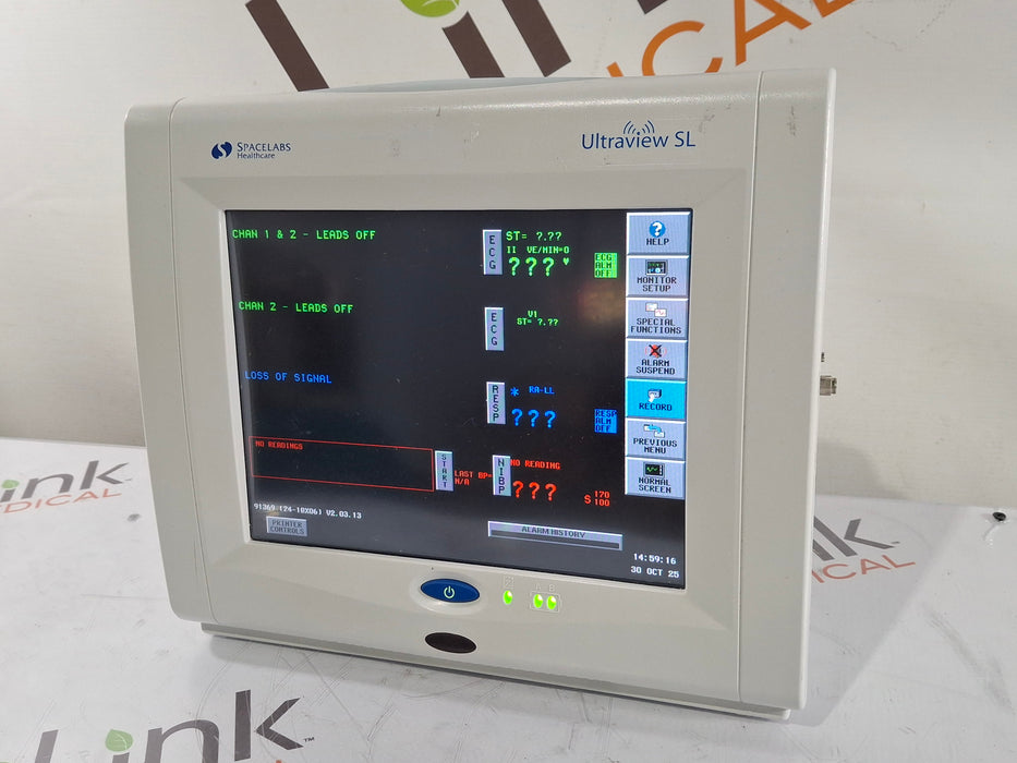 Spacelabs Healthcare Ultraview SL 91369 Monitor