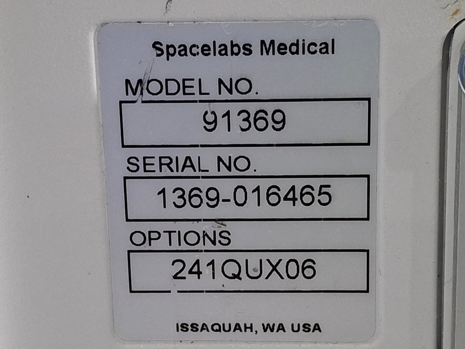Spacelabs Healthcare Ultraview SL 91369 Monitor