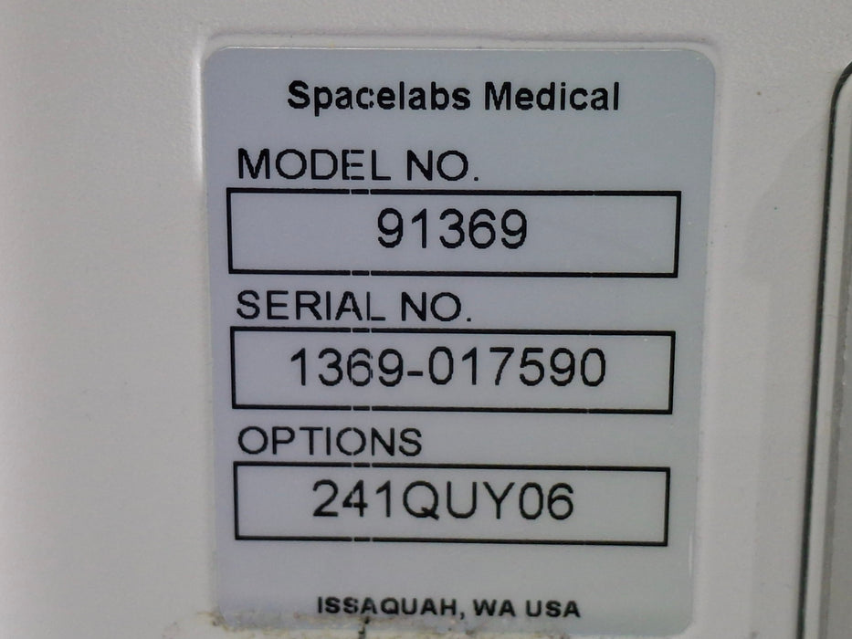 Spacelabs Healthcare Ultraview SL 91369 Monitor