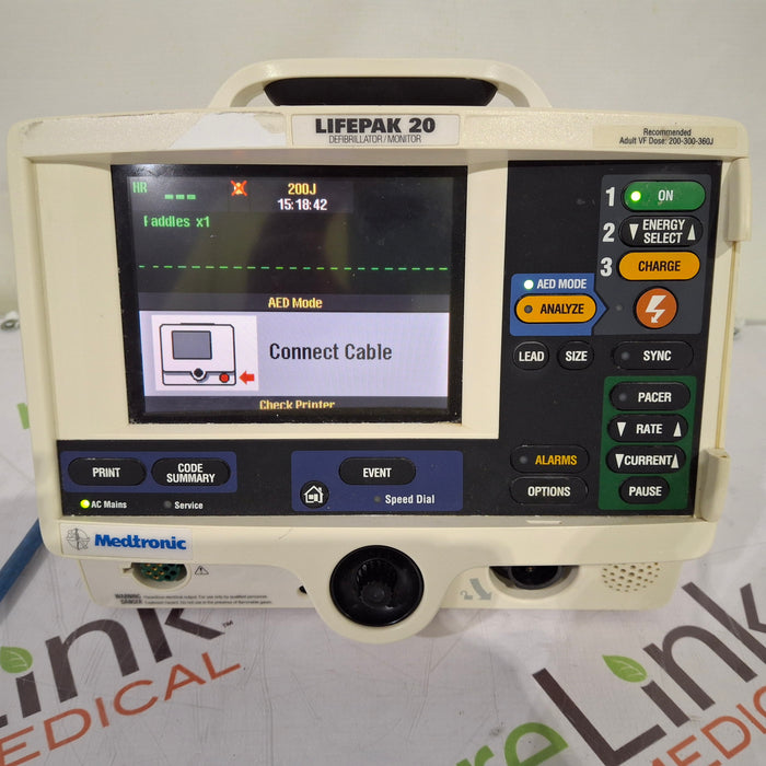 Physio-Control LifePak 20 Defibrillator