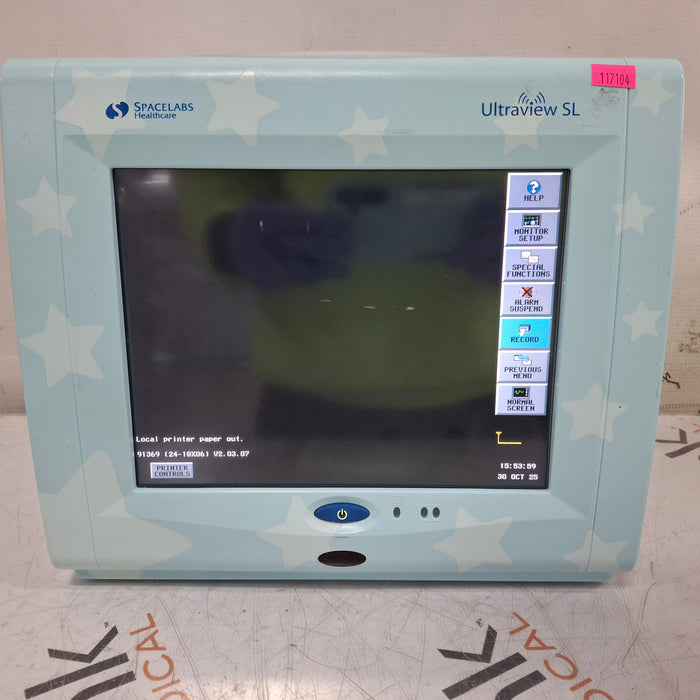 Spacelabs Healthcare Ultraview SL 91369 Monitor