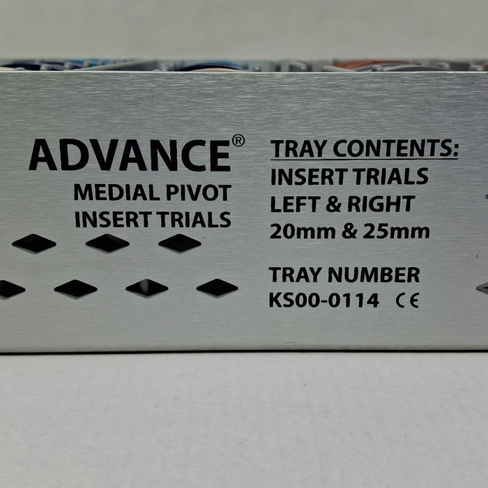 Wright Surgical KS00-0114 Advance Medial Pivot Insert Trials