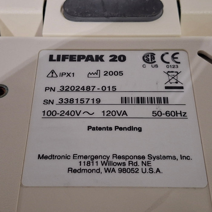 Physio-Control LifePak 20 Defibrillator
