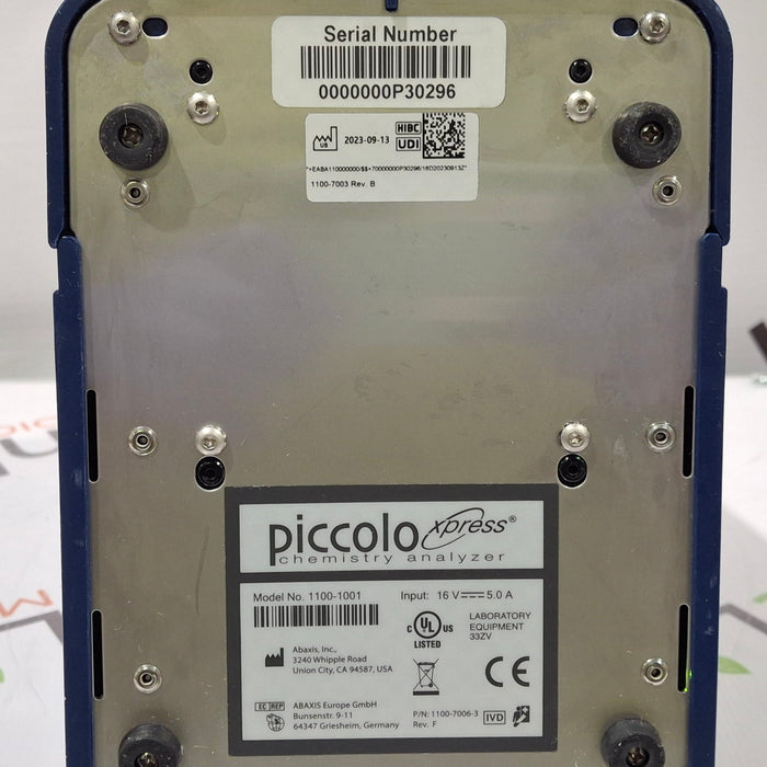 Abaxis Piccolo Xpress 2ND GEN Chemistry Analyzer