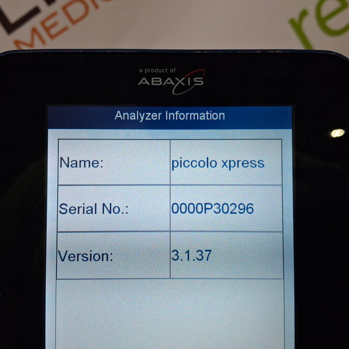 Abaxis Piccolo Xpress 2ND GEN Chemistry Analyzer