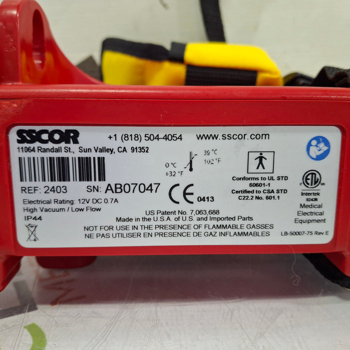 SSCOR, Inc. 2403 Quickdraw Handheld Aspirator