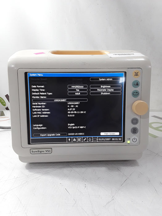 Philips Suresigns VS3 Vital Signs Monitor
