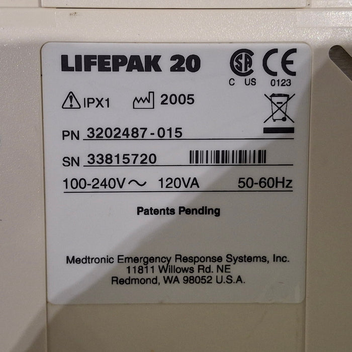 Physio-Control LifePak 20 Defibrillator