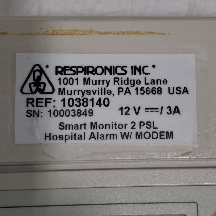 Respironics SmartMonitor 2 PSL Apnea Monitor
