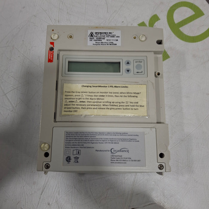 Respironics SmartMonitor 2 PSL Apnea Monitor