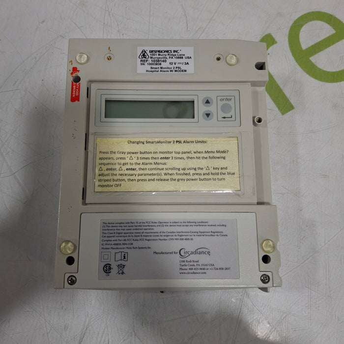 Respironics SmartMonitor 2 PSL Apnea Monitor