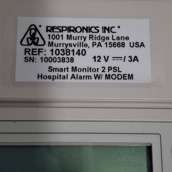 Respironics SmartMonitor 2 PSL Apnea Monitor