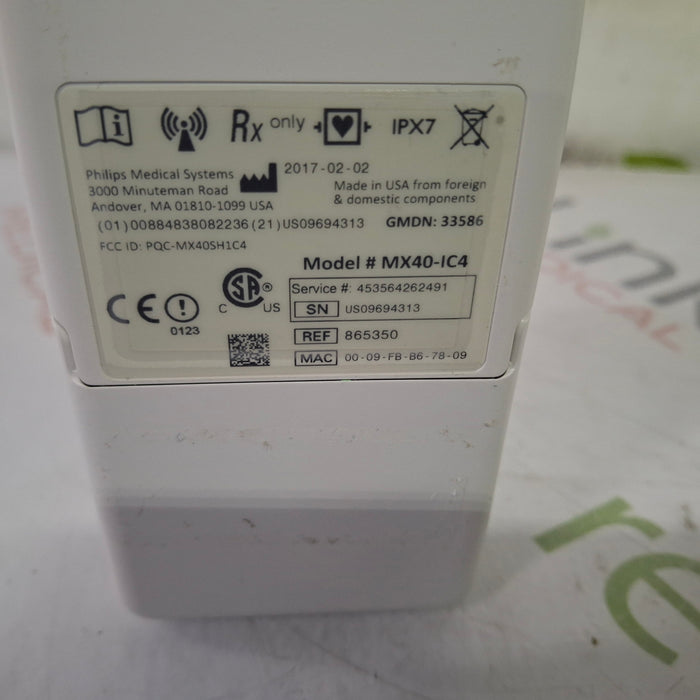 Philips MX40 1.4 ECG 865350 Telemetry Transmitter