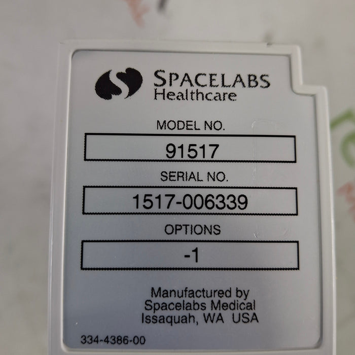 Spacelabs Healthcare Ultraview SL 91517 Multigas Analyzer