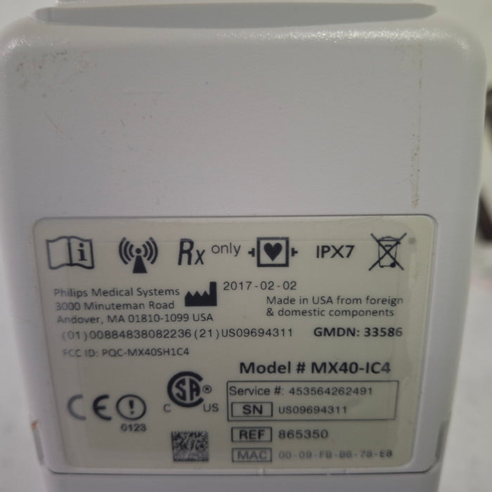 Philips MX40 1.4 ECG 865350 Telemetry Transmitter