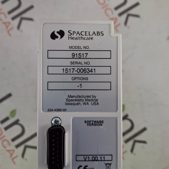 Spacelabs Healthcare Ultraview SL 91517 Multigas Analyzer