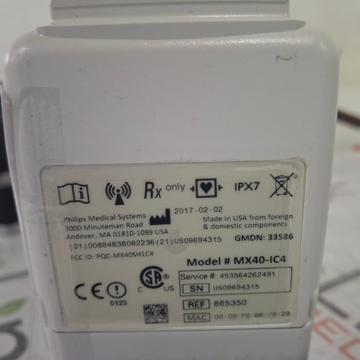 Philips MX40 1.4 ECG 865350 Telemetry Transmitter